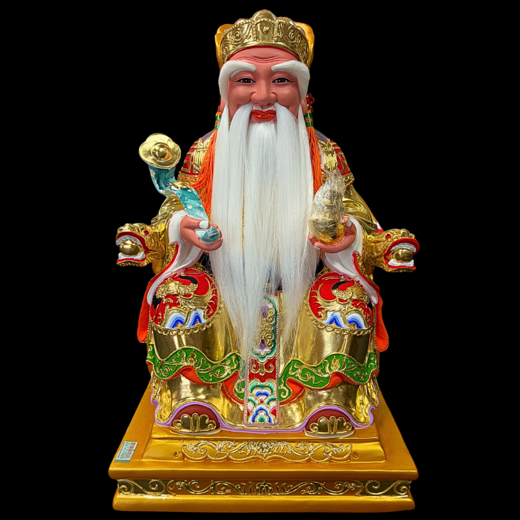 【歡喜緣佛具】尺三 福德正神 土地公 (客製化商品 請先私訊聊聊) 神像 神尊 安金 客製化神像 佛像 佛 樹林實體店:圖片 2