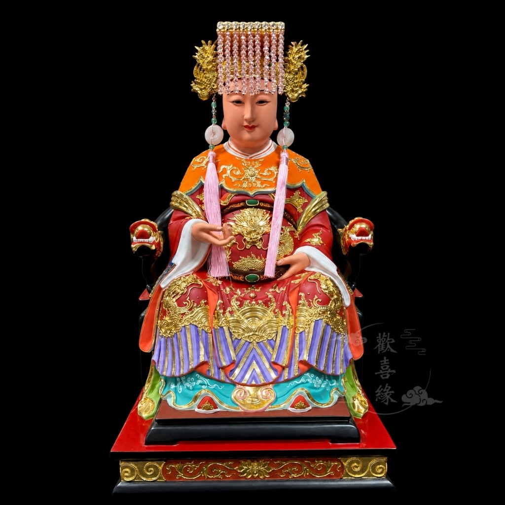 【歡喜緣佛具】媽祖娘娘 天上聖母 媽祖 媽祖婆 (客製化商品 請先私訊聊聊) 神像 神尊 安金 客製化神像 樹林實體店:圖片 2