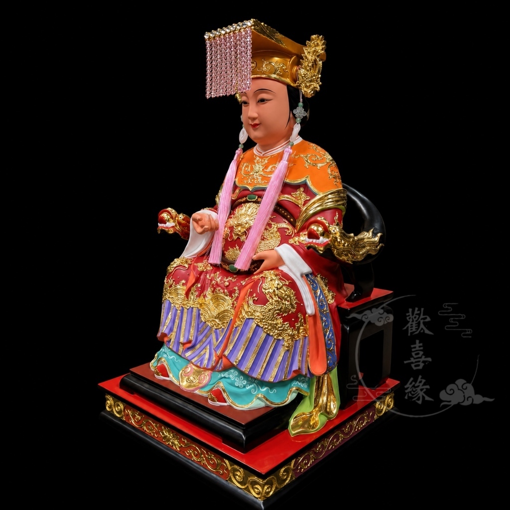 【歡喜緣佛具】媽祖娘娘 天上聖母 媽祖 媽祖婆 (客製化商品 請先私訊聊聊) 神像 神尊 安金 客製化神像 樹林實體店:圖片 3