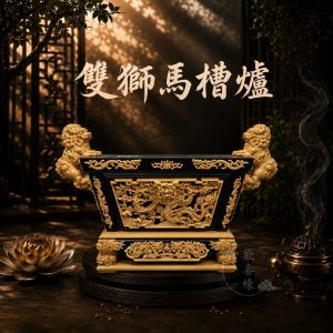 【樹林歡喜緣佛具】雙色馬槽爐 實木 獅耳馬槽爐 香爐 神明爐 1尺爐 馬槽爐☆*