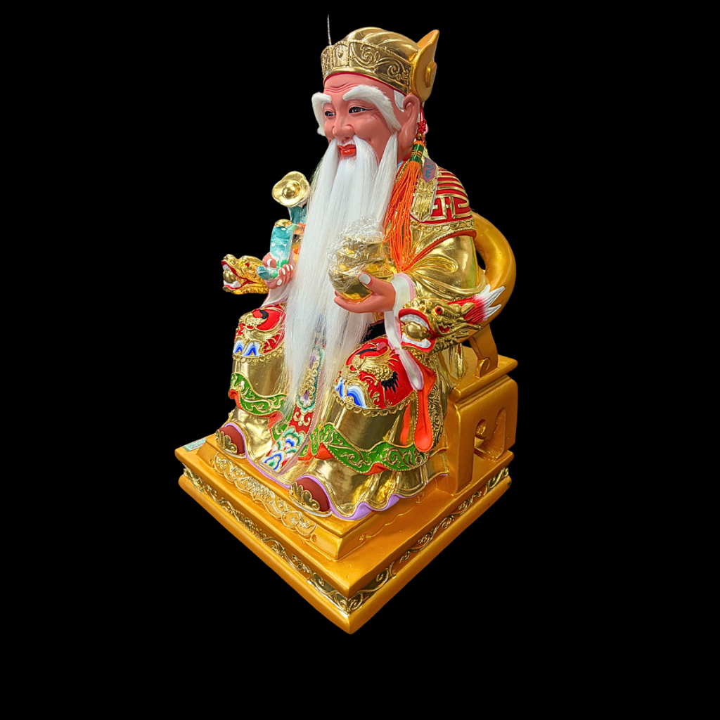 【歡喜緣佛具】尺三 福德正神 土地公 (客製化商品 請先私訊聊聊) 神像 神尊 安金 客製化神像 佛像 佛 樹林實體店:圖片 4