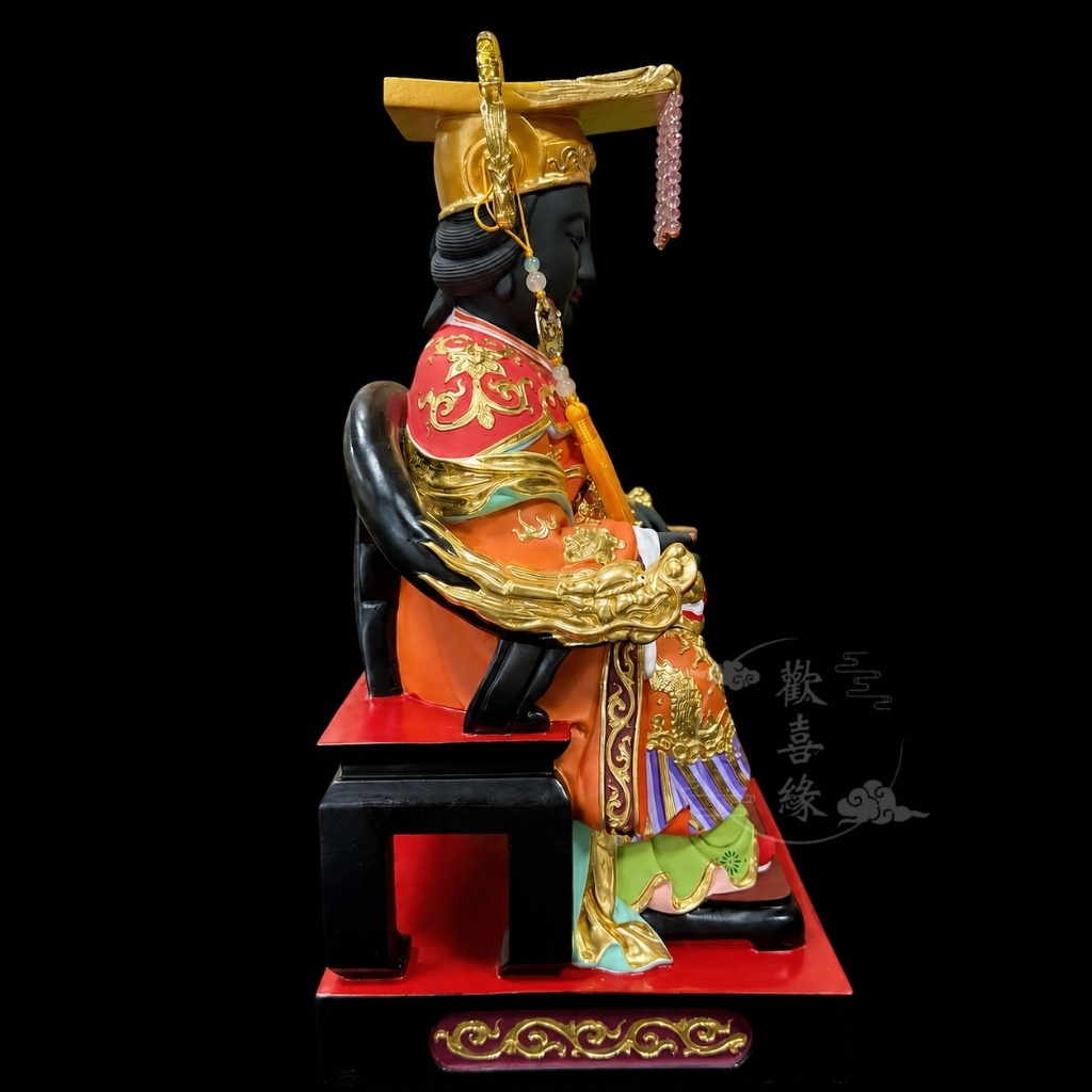 【歡喜緣佛具】黑面媽祖 天上聖母 媽祖 黑臉 神像 神尊 客製化神像 佛像 樹林實體店:圖片 6