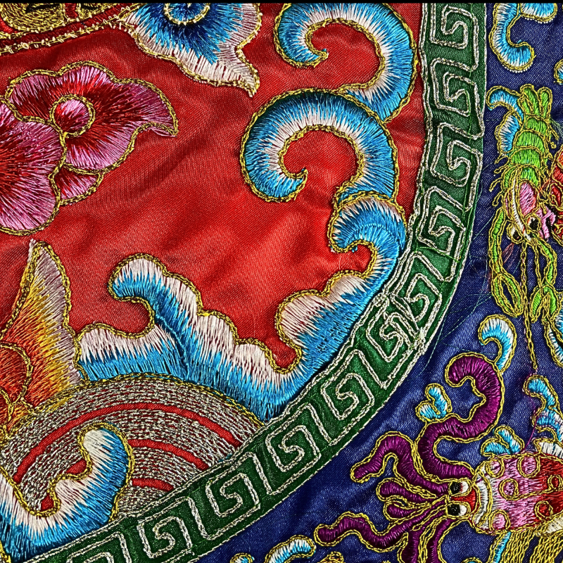 【樹林歡喜緣佛具】反潮繡 雙金龍 帥旗 |宮廟帥旗|神明令旗・刺繡帥旗|遶境進香・神桌佛堂用品|客製請先聊聊|樹林實體店:圖片 5