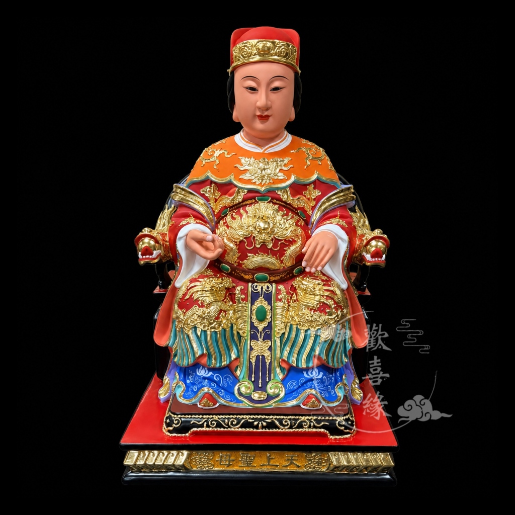 【歡喜緣佛具】天上聖母 天后 媽祖 (客製化商品 請先私訊聊聊) 神像 安金 神尊 客製化神像 樹林實體店:圖片 2