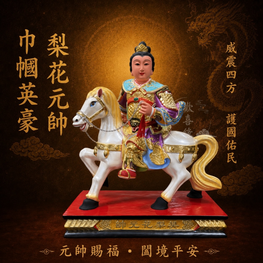 【歡喜緣佛具】樊梨花元帥 樊將軍 樊元帥 (客製化商品 請先私訊聊聊) 神像 安金 神尊 客製化神像 樹林實體店