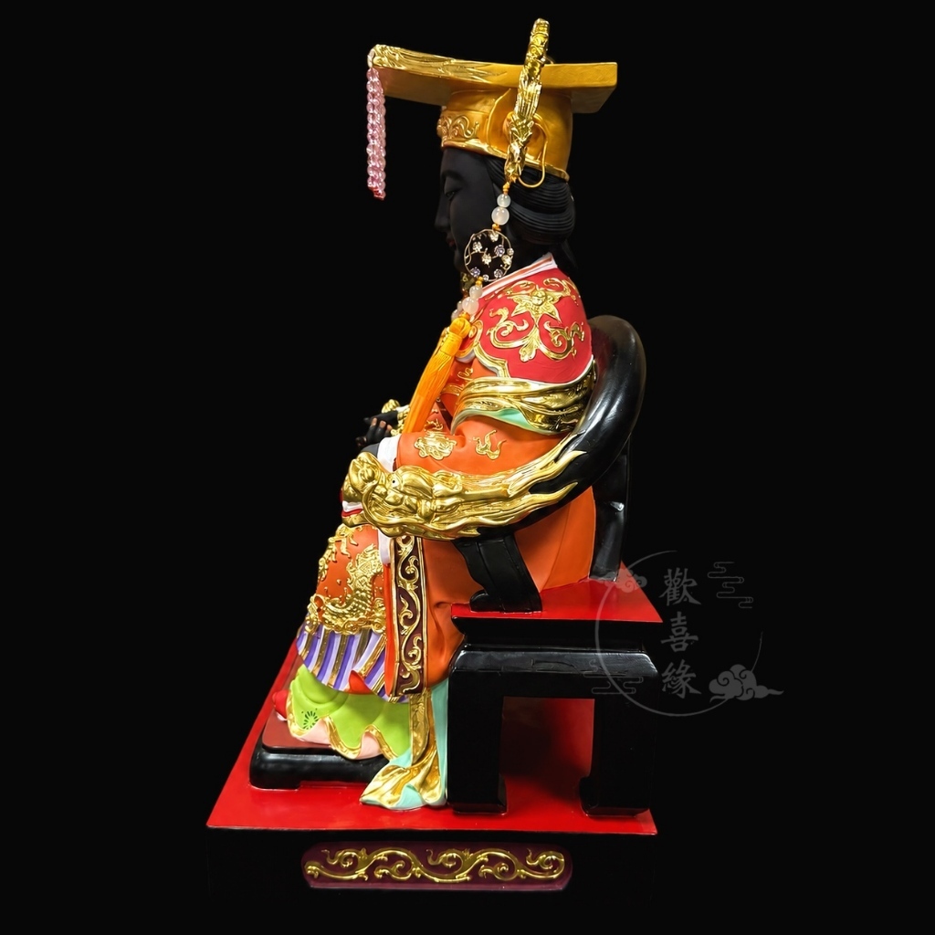【歡喜緣佛具】黑面媽祖 天上聖母 媽祖 黑臉 神像 神尊 客製化神像 佛像 樹林實體店:圖片 4