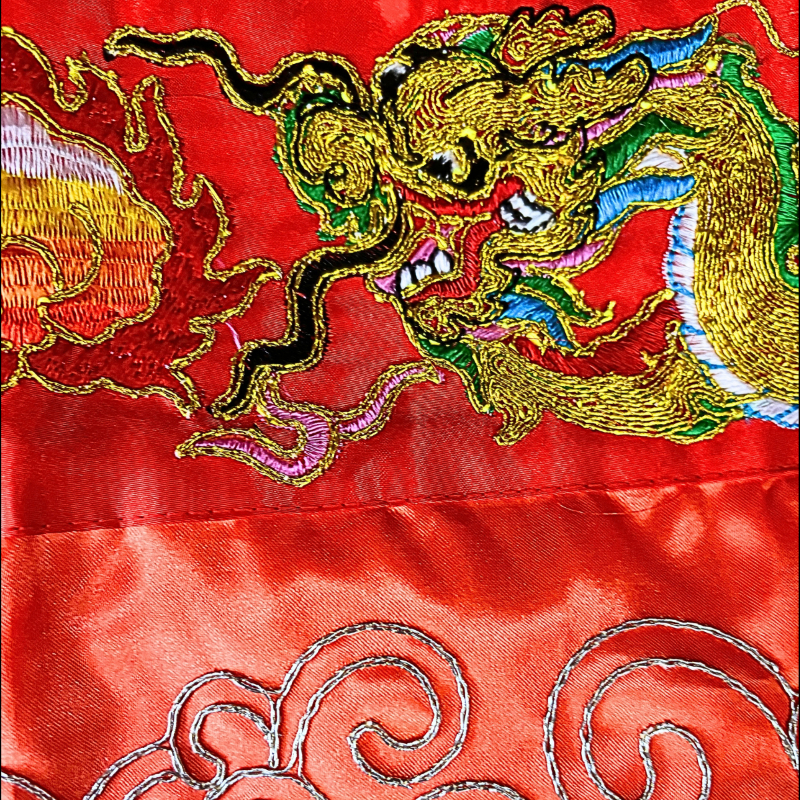 【樹林歡喜緣佛具】反潮繡 雙銀龍 帥旗 |宮廟帥旗|神明令旗・刺繡帥旗|遶境進香・神桌佛堂用品|客製請先聊聊|樹林實體店:圖片 6