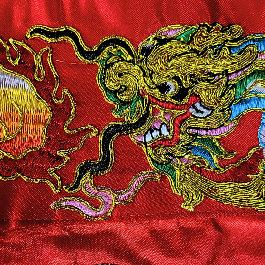 【樹林歡喜緣佛具】反潮繡 雙金龍 帥旗 |宮廟帥旗|神明令旗・刺繡帥旗|遶境進香・神桌佛堂用品|客製請先聊聊|樹林實體店:圖片 3