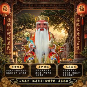 【歡喜緣佛具】尺三 福德正神 土地公  (客製化商品 請先私訊聊聊) 神像 神尊 安金 客製化神像 佛像 佛 樹林實體店