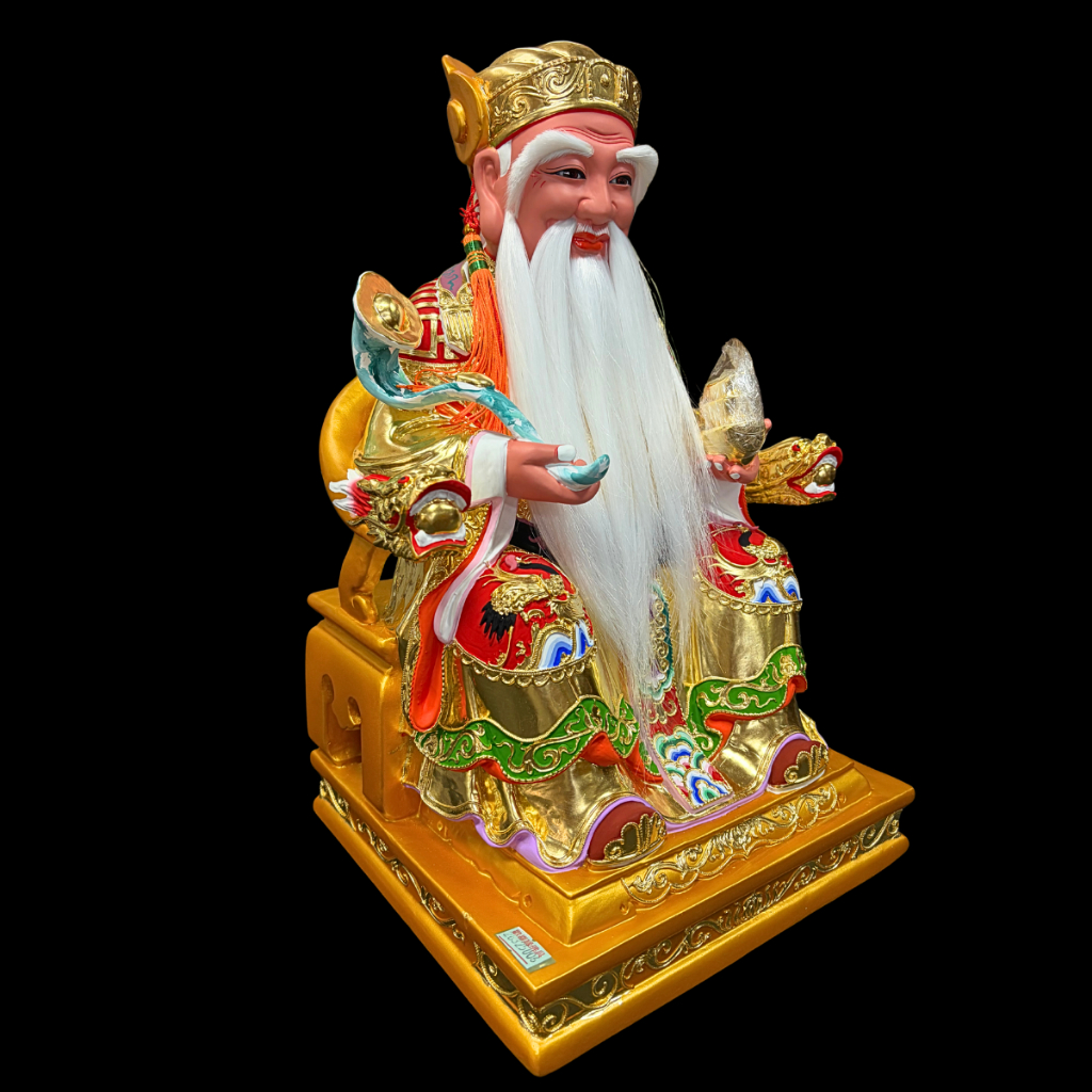 【歡喜緣佛具】尺三 福德正神 土地公 (客製化商品 請先私訊聊聊) 神像 神尊 安金 客製化神像 佛像 佛 樹林實體店:圖片 3
